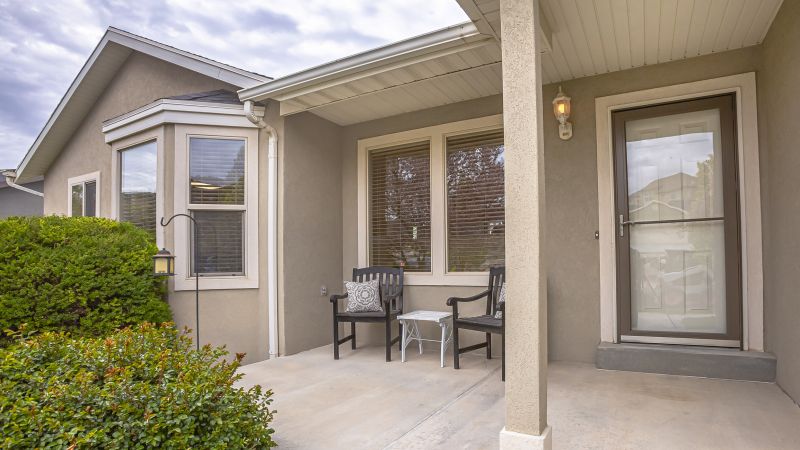 Final Touches on Back Porch