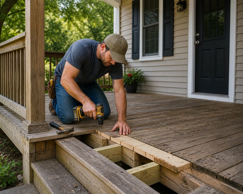 Back Porch Repair